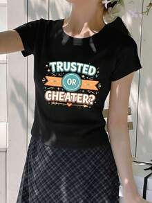 Women T-Shirts - Black - View 2