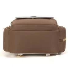 1pc Versatile Mommy Bag With Multiple Compartments, Independent Bottle Holder And Tissue Pocket - Multicolor - View 6
