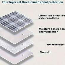 Reusable Waterproof Changing Pad And Washable Mattress Protector, Suitable For Women's Menstruation, Urinary Incontinence, Bedwetting, Adults And Elderly - Multicolor - View 7