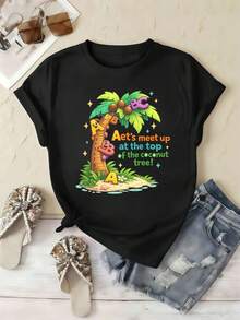 Women T-Shirts - Black - View 2