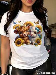 Women T-Shirts - White - View 6