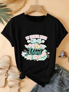 Women T-Shirts - Black - View 2