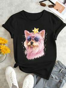 Women T-Shirts - Black - View 1