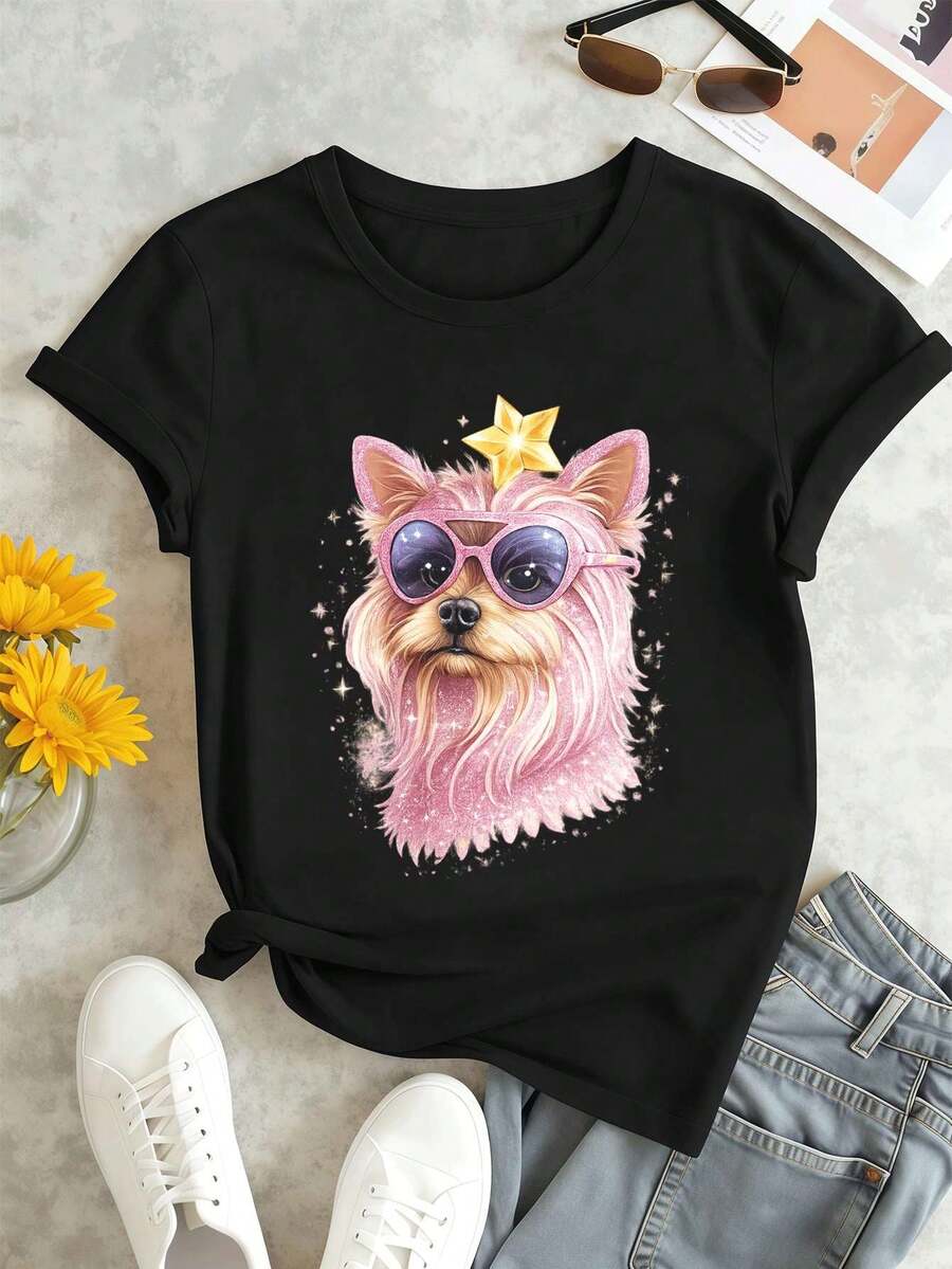 Women T-Shirts - Black - View 1