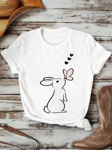 Women T-Shirts - White - View 2