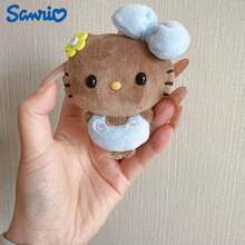 SANRIO 1個毛絨包包吊飾，2款膚色吊墜款式附蝴蝶結與花朵，可愛背包掛飾，女孩生日情人節禮物 - 彩色 - 查看 13
