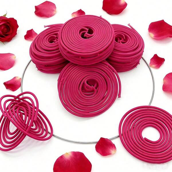 Rose Scented Aromatherapy Wreath, Beloved By Women, Long-Lasting Fragrance, Suitable For Home Decor, Outdoor, Yoga And Meditation, Mother's Day, Valentine's Day And Other Holidays, Enjoyable Summer