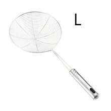 Set Saringan Jaring Stainless Steel, 1/3 buah Peralatan Dapur, Cocok untuk Menggoreng, Meniriskan, dan Menyaring, Keranjang Kawat Baja Halus dengan Pegangan Tahan Panas, Ideal untuk Mie, Pasta, Makanan Goreng, dan Sup, Alat Tahan Lama yang Penting untuk Koki Rumahan - Perak - View 15