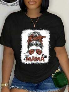 Women T-Shirts - Black - View 1