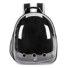 Portable Transparent Pet Backpack, Breathable Cat Space Capsule Carrier, Travel Outdoor Pet Bag For Cats & Puppies - Black - View 5