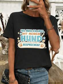 Women T-Shirts - Black - View 1