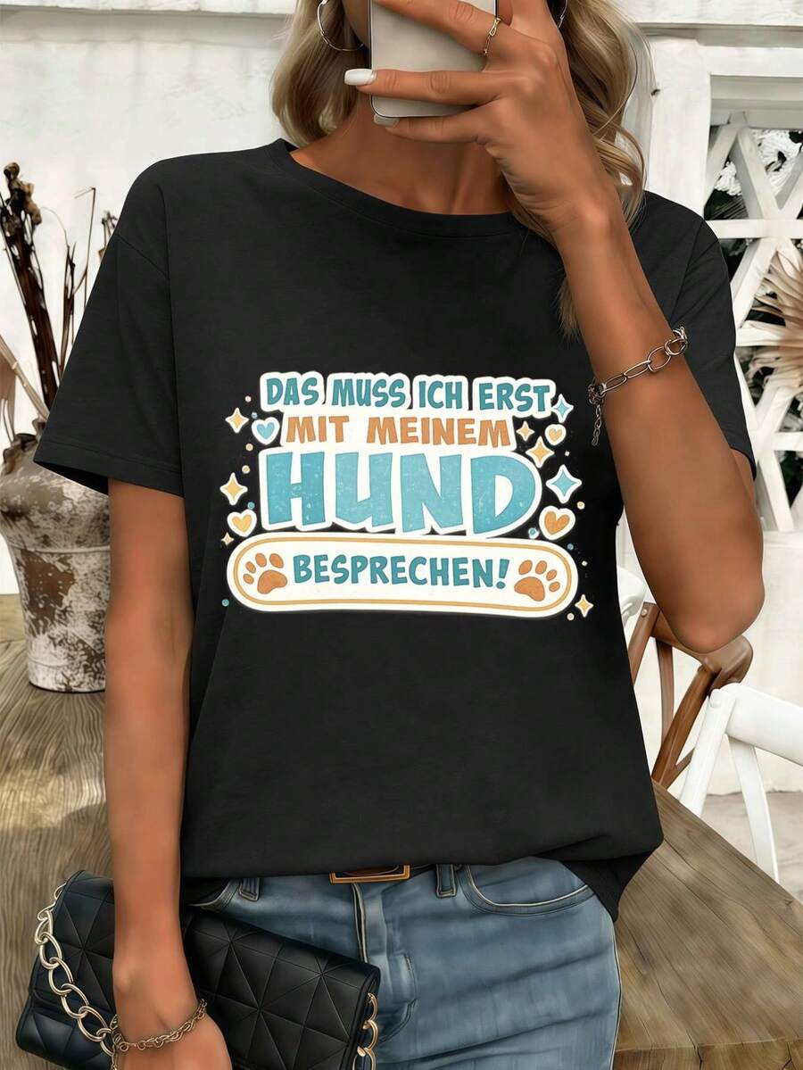 Women T-Shirts - Black - View 1