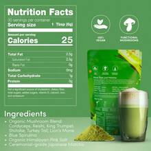 RYZZ Matcha de Hongos - Paquete de 3 SÚPER AHORRO ✨ Orgánico USDA 6 Adaptógenos y Matcha Ceremonial | QUEMA el Cansancio, DESBLOQUEA el Enfoque, SANA el Intestino y PROTEGE la Inmunidad* | Cola de Pavo, Shiitake, Reishi - Compra 3 y Obtén el MÁXIMO DESCUENTO - OFERTA LIMITADA - ¡AHORA! - Paquete de 1 - No incluye funda - Ver 2