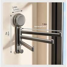 Giá treo khăn lau bếp bằng giác hút, giá để ráo nước xoay được, giá đựng đồ nhiều thanh đặt cạnh bồn rửa và bệ cửa sổ, giá treo khăn gắn tường. - Nhiều màu - Xem 6