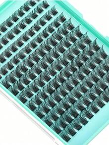 Bộ mi giả Sulv 12 hàng, 144 sợi, độ dày 0.10mm, kiểu D Curl, kích thước 10-12-14mm (hỗn hợp) / 12-14-16mm (hỗn hợp) / 14-16-18mm (hỗn hợp) / 10-12-14-16-18mm (hỗn hợp) dạng khay. Mi giả tự nhiên, mềm mại, thích hợp tự nối tại nhà. - Xem 3