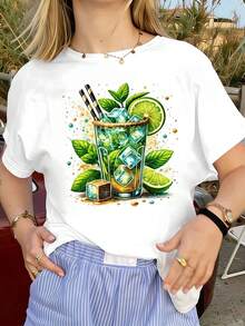 Women T-Shirts - White - View 1