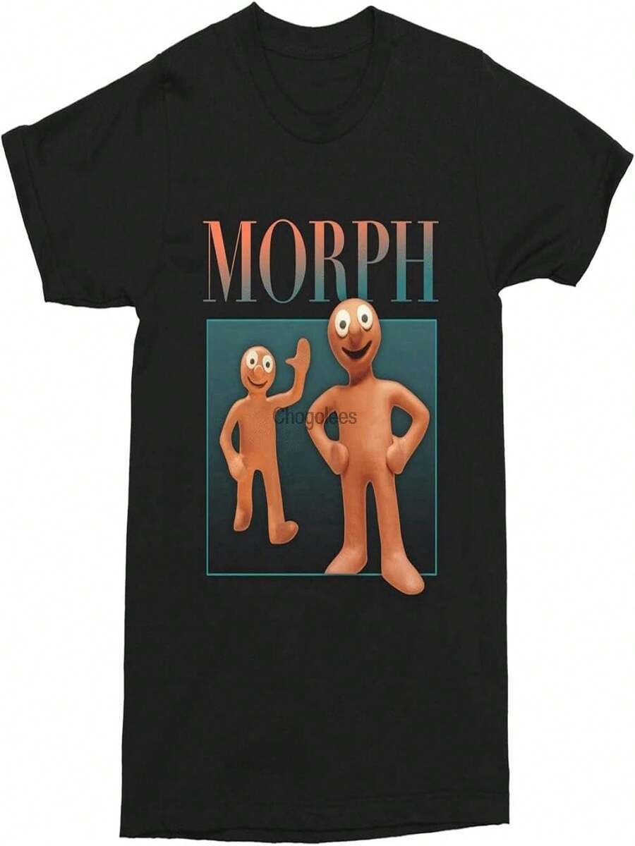 Morph Throwback - Camiseta para hombre - Negro - Ver 1