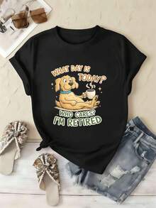 Women T-Shirts - Black - View 2