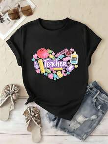 Women T-Shirts - Black - View 2