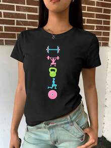 Women T-Shirts - Black - View 2
