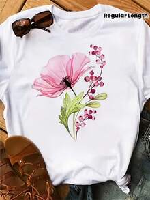 Women T-Shirts - White - View 6