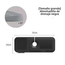 Diseño plegable y antideslizante, drenaje rápido y fácil de limpiar - Gris - Ver 6