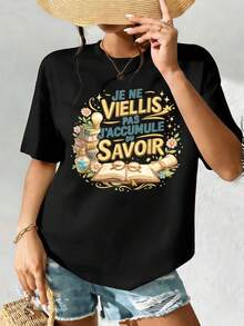 Women T-Shirts - Black - View 2