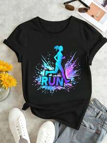 Women T-Shirts - Black - View 1