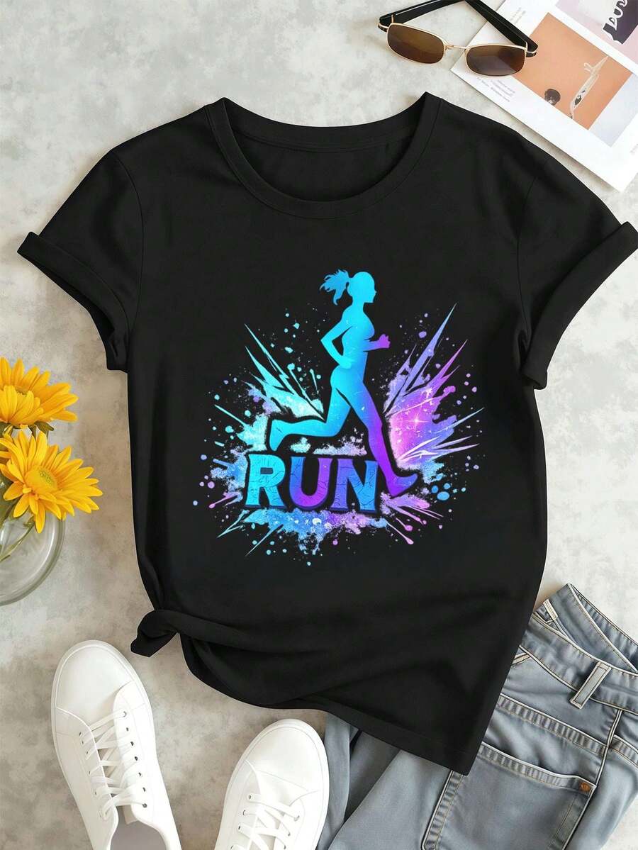 Women T-Shirts - Black - View 1