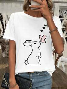 Women T-Shirts - White - View 1
