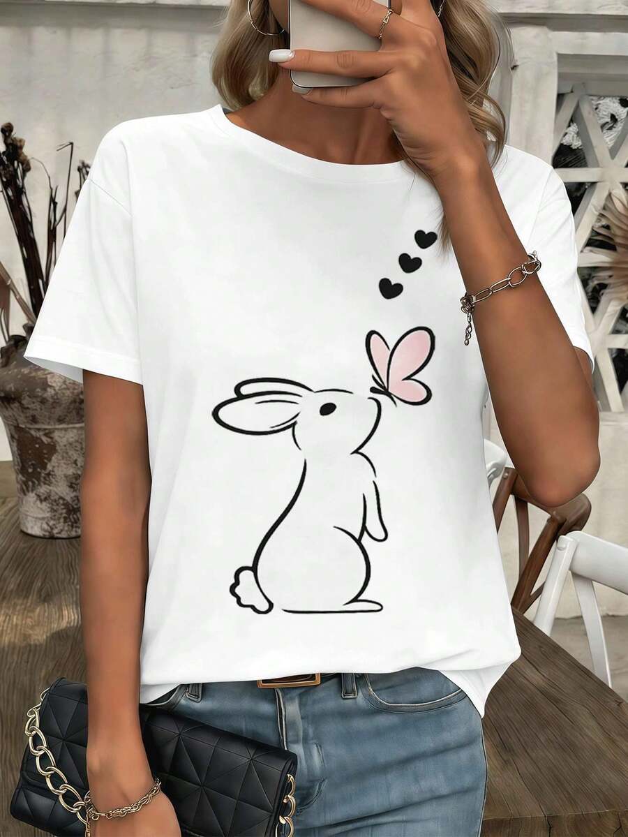 Women T-Shirts - White - View 1