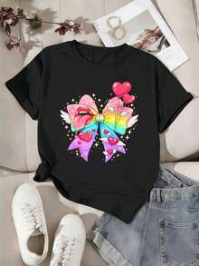 Women T-Shirts - Black - View 2