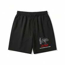 shorts graphicC1A1 Para mujeres, estilo anime New Century E1vangelions, estampadoA.1PC Estos shorts unisex, modernos, informales y holgados, con bolsillos, son perfectos para actividades al aire libre. También son ideales para la playa, para un look casual, para hacer deporte, para correr o como regalo para un amigo. - Negro - Ver 1