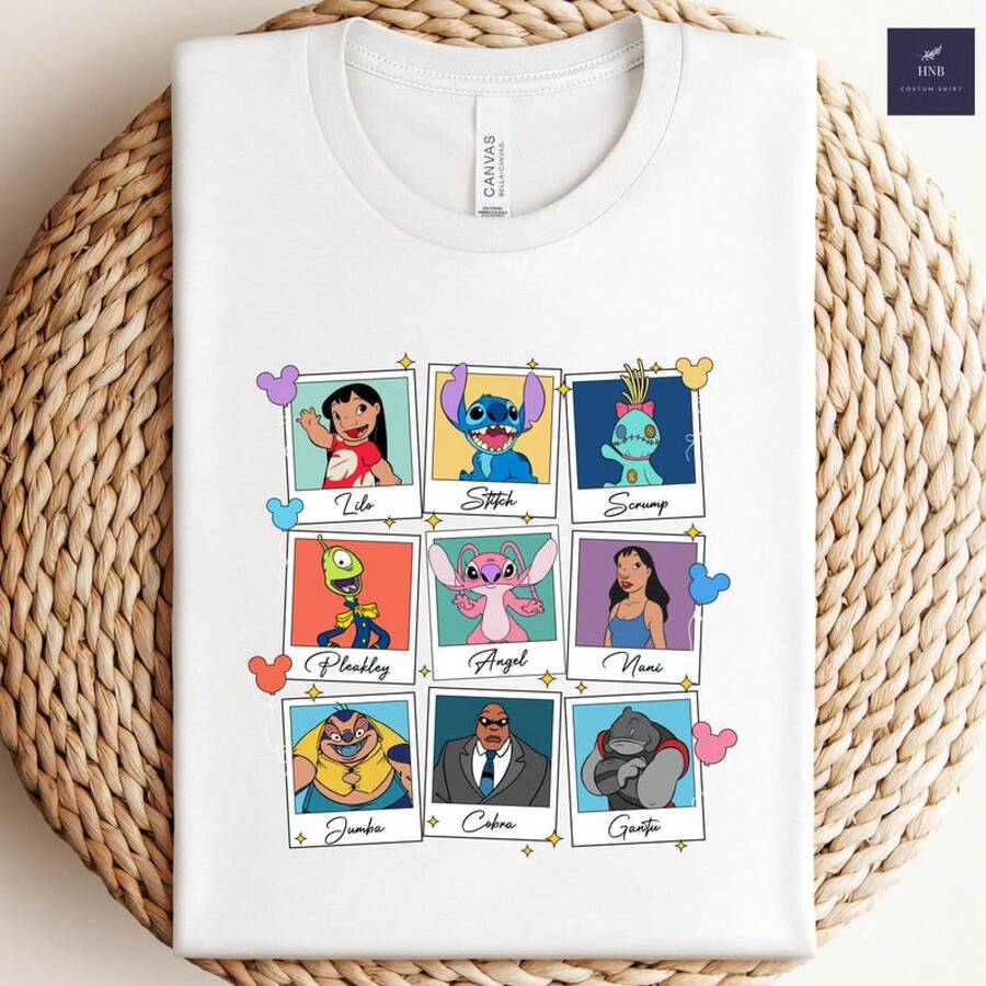 Disney Lilo And Stitch Comfort Color Shirt, Vintage Stitch Shirt, Disneyland Family Vacation Trip Gift, Disney Birthday Gifts, Disney Squad--Disneys Disneyland Paris The Magic Kingdom Disneyesque The House Of Mouse Mickey Mouse Empire Modest Summer Outfits Take That T Shirt Summer Coord Tops For Women Summer Summer Clothes Women Summer Clothes Summer Tops Summer Tops Women Summer Co Ord Summer Top Summer Outfits White Top Black Top Holiday Outfits For Women  Tops For Women Summer Holiday Gifts Valentine's Day Gifts Earth Day Gifts Oktoberfest Gifts Summer Bank Holiday Gifts - 白色 - 查看 1