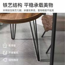 Foldable Small Table For Home Storage & Organization, Compact Folding Round Coffee Table For Balcony, Snacks, Students, Outdoor Fruit & Snacks, Convenient Storage And Portability - View 6