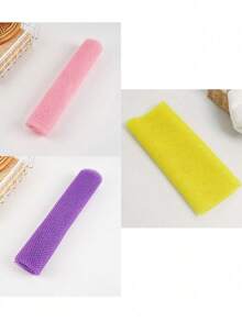 Set Handuk Mandi Eksfoliasi Jala Afrika 1/2/3/4/5/10pcs, Eksfoliasi Lembut dan Kasar Dua Sisi, Eksfoliasi Tubuh Efektif, Handuk Penggosok Punggung untuk Kamar Mandi, Bahan Jala Premium, Desain Tali yang Praktis, Handuk Mandi Motif Bunga, Spons Tubuh, Menutrisi Kulit, Cocok untuk Penggunaan Sehari-hari - Gaya D - View 47