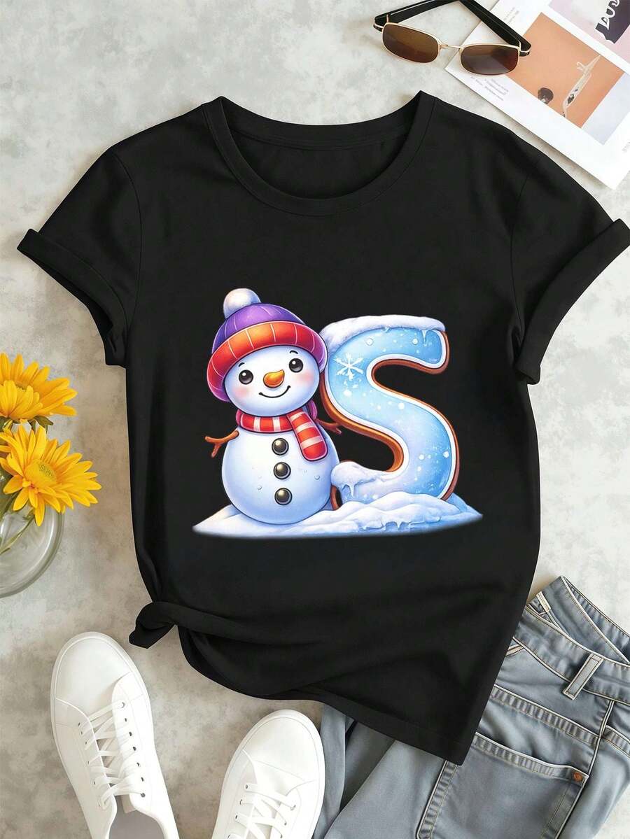 Women T-Shirts - Black - View 1