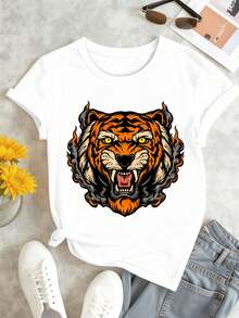 Women T-Shirts - White - View 2