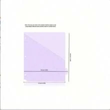 8 Pages With 1 Pocket Each, 3-Hole Binder Divider Pages, 8 Labels For Indexing The Divider Pages, American Letter-Sized Pages With Pockets, Stationery Items, Essential Learning Supplies For The School Season - A - View 9
