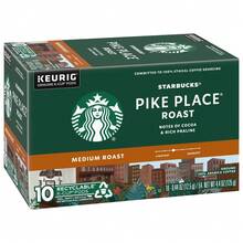 Starbucks K-Cup Coffee Pods, Medium Roast Hot Or Iced Coffee, Pike Place Roast, 96 Keurig Pods ​ - Classic Roast - View 9