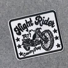 RHUAGYP 1pc Vintage "Night Rider" Motorcycle Embroidered Patch, Retro Motorcycle Style, Iron-On Applique, Suitable For Clothing, Jackets, Backpacks And Other DIY Decorative Fabric Badges - Multicolor - View 9