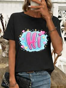 Women T-Shirts - Black - View 1