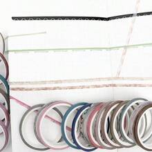 Bộ 10/20/30 cuộn băng dính Washi, băng dính trang trí siêu hẹp 3mm, họa tiết hoa cổ điển/màu sắc rực rỡ, thích hợp cho việc viết nhật ký, làm sổ lưu niệm, đồ thủ công DIY, trang trí sổ kế hoạch. - A - Xem 3