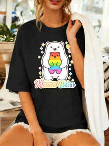 Women T-Shirts - Black - View 1
