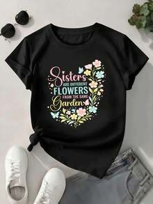 Women T-Shirts - Black - View 1