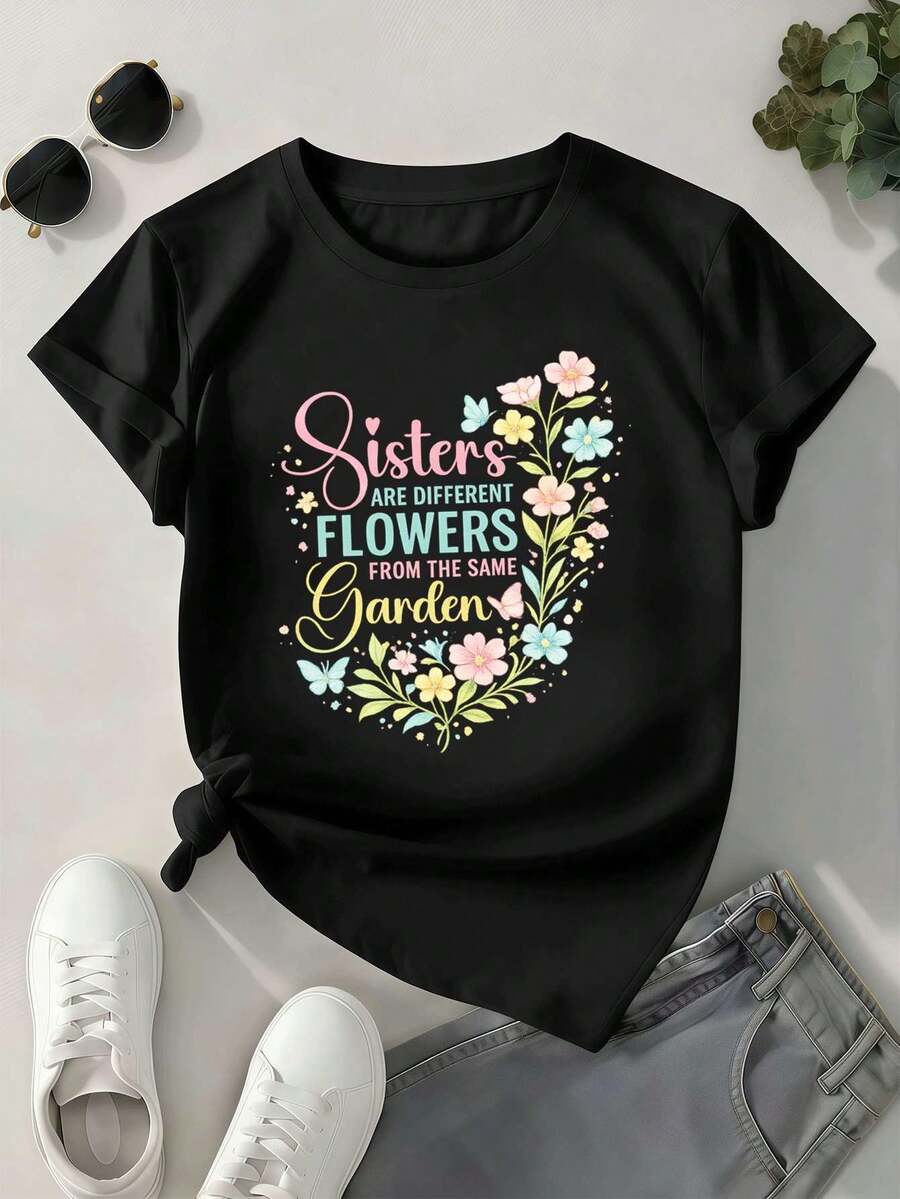 Women T-Shirts - Black - View 1