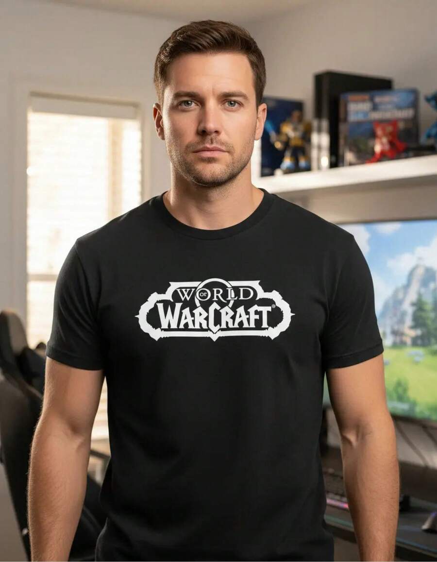 Playera Gamer  Para Caballero / Dama - Negro - Ver 1