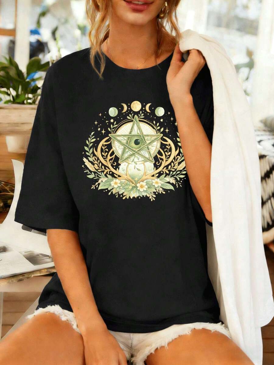 Women T-Shirts - Black - View 1