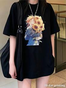Women T-Shirts - Black - View 6