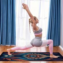 1 tấm thảm yoga 71*22 inch, nhiều họa tiết khác nhau, chống trơn trượt và bền, cực rộng và dày, phù hợp cho tập luyện yoga tại nhà và cho người mới bắt đầu. - Nhiều màu - Xem 1